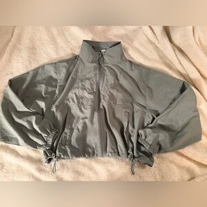 Women’s Size Small Zip-Up Cropped Windbreaker
